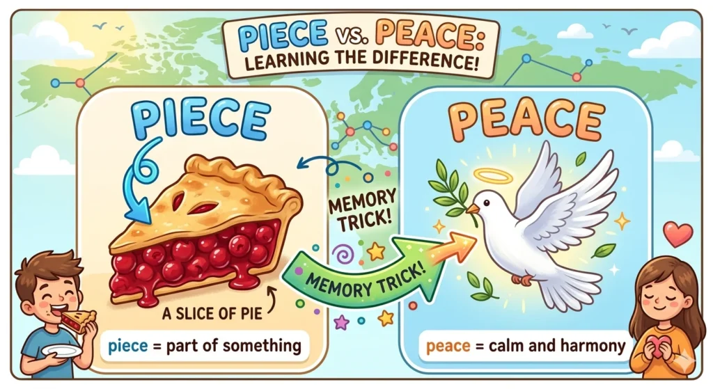 piece vs peace