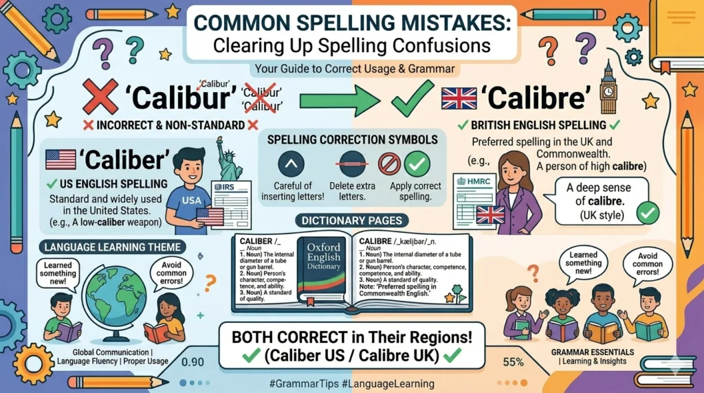 caliber vs calibre