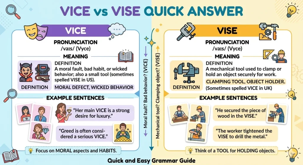 vice vs vise