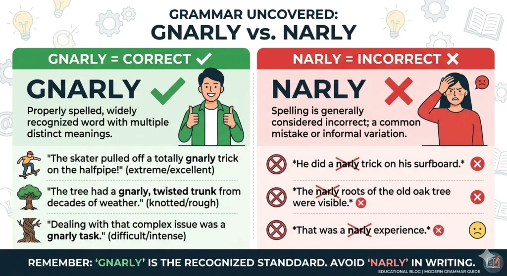 gnarly vs narly