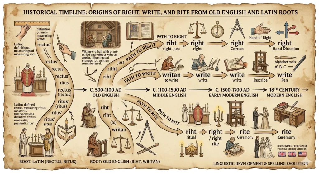 right vs write vs rite