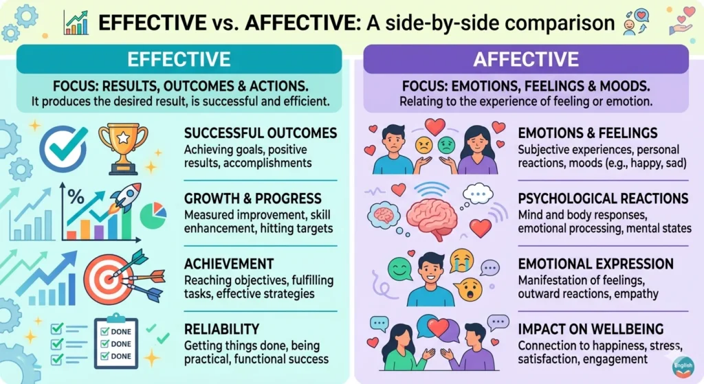 effective vs affective