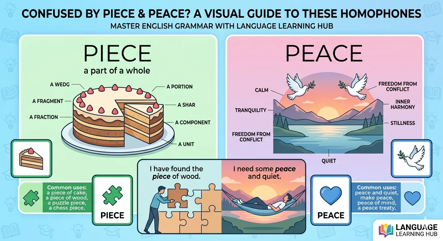 piece vs peace