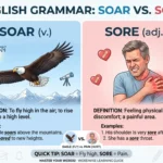 soar vs sore
