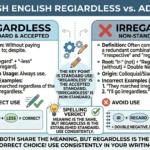 regardless vs irregardless