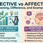 effective vs affective