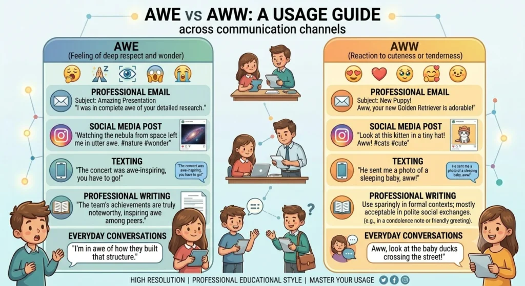 awe vs aww
