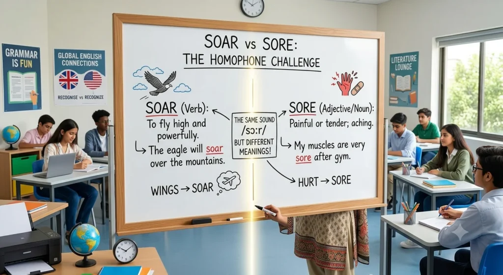 soar vs sore