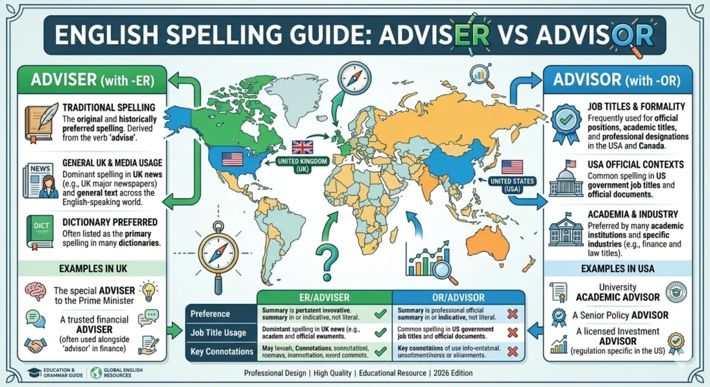 advisers vs advisors