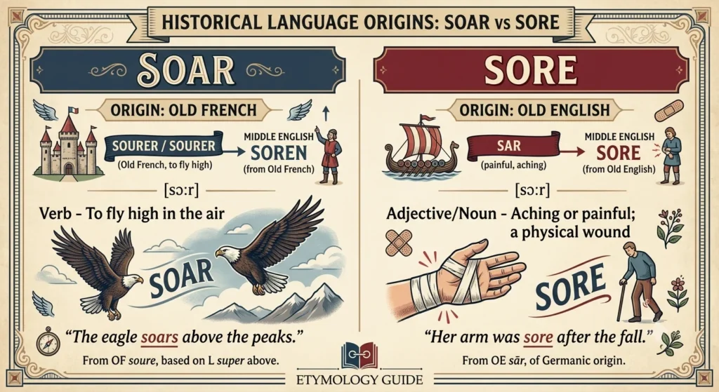 soar vs sore