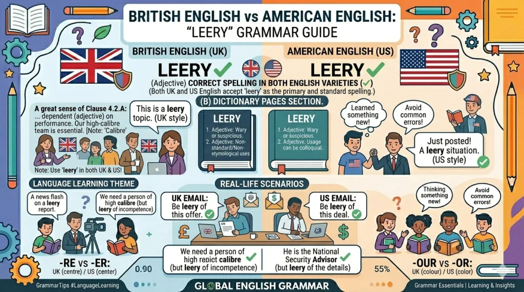 leery vs leary