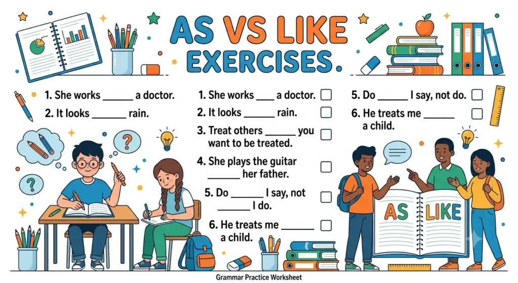 as vs like
