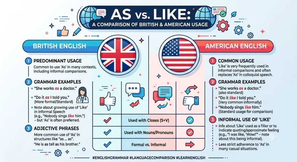 as vs like
